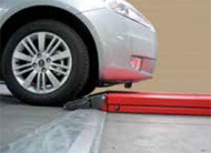 Surface mounted version as a standard - Minimal height: 98 mm - Easy to drive-over even with low cars